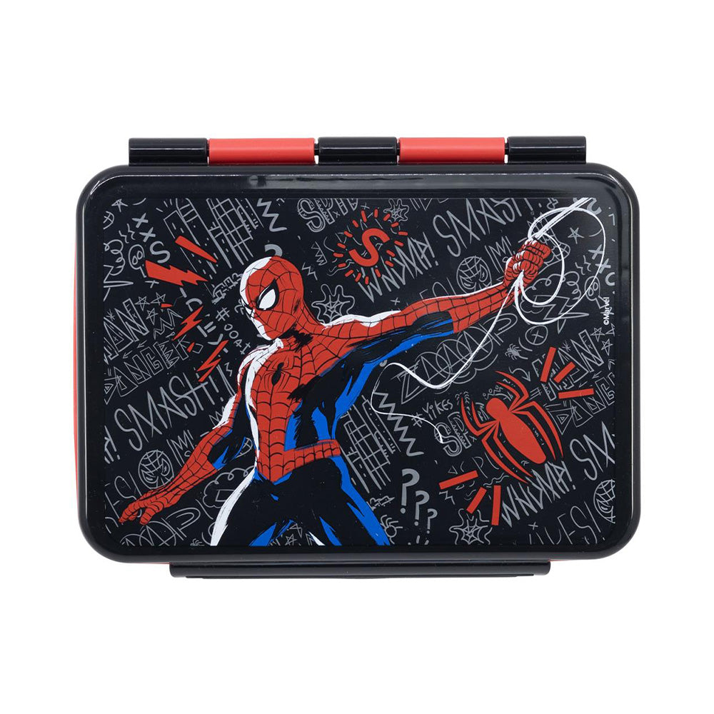 Stor Marvel Spiderman Black Board Δοχείο Φαγητού Ανοξείδωτο Ορθογώνιο 1100ml