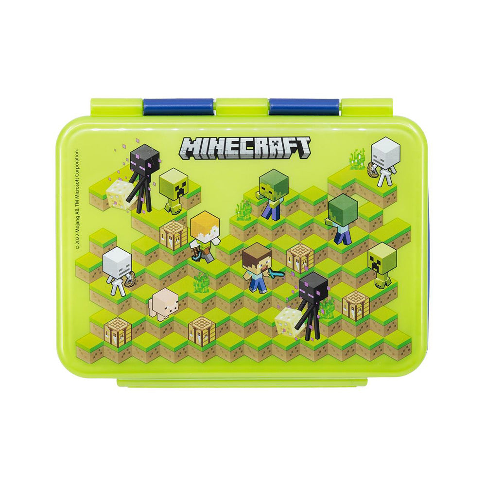 Stor Minecraft Isometric Δοχείο Φαγητού Ανοξείδωτο Ορθογώνιο 1100ml