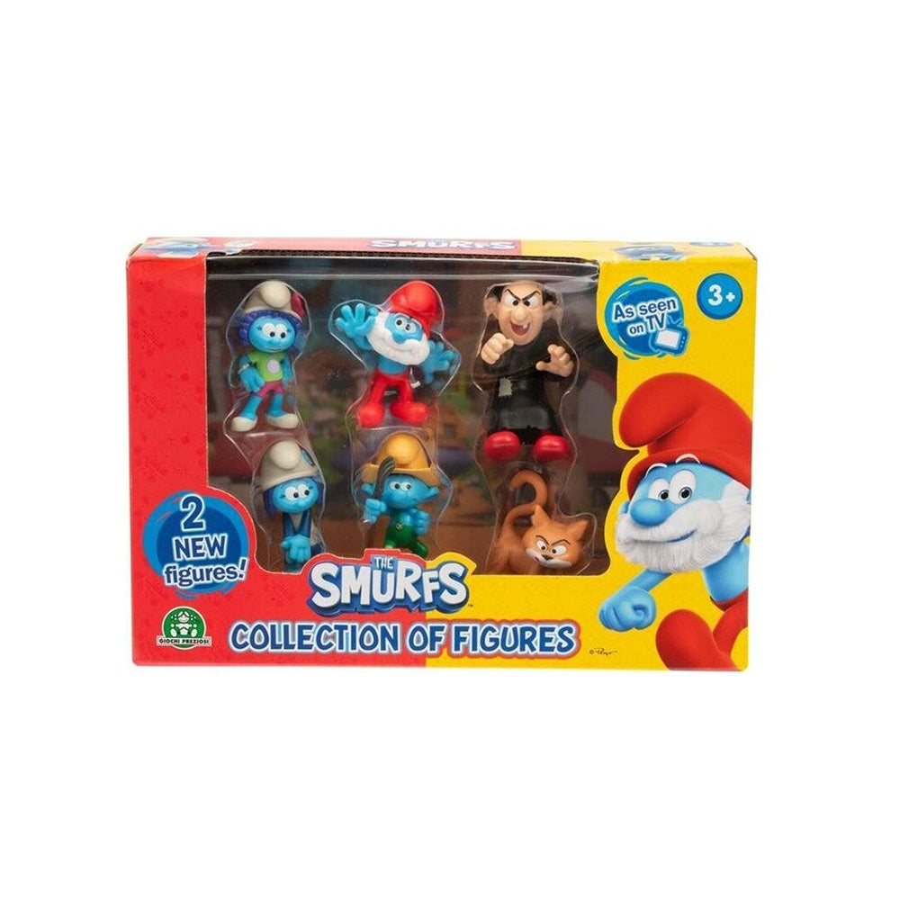 Giochi Preziosi Smurfs - Στρουμφάκια Σετ 6 Φιγούρων 5,5εκ 