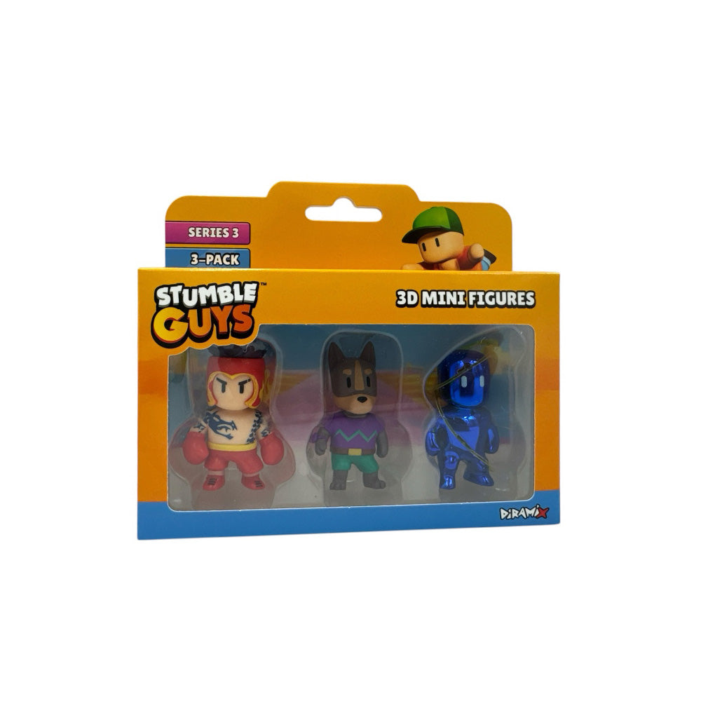 Just ToysStumble Guys Series 3 3D Mini Figures 3 Packpapell.gr
