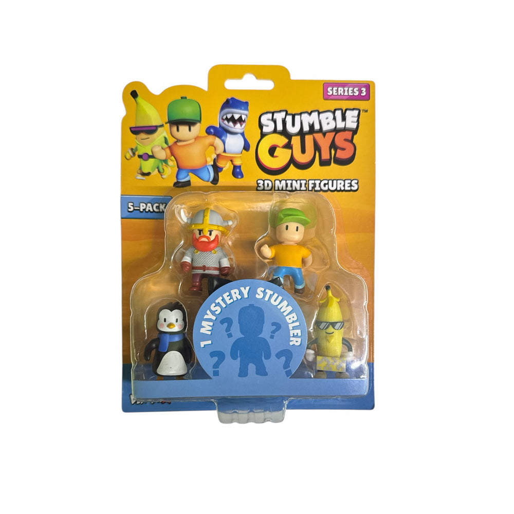 Just ToysStumble Guys Series 3 3D Mini Figures 5 Packpapell.gr