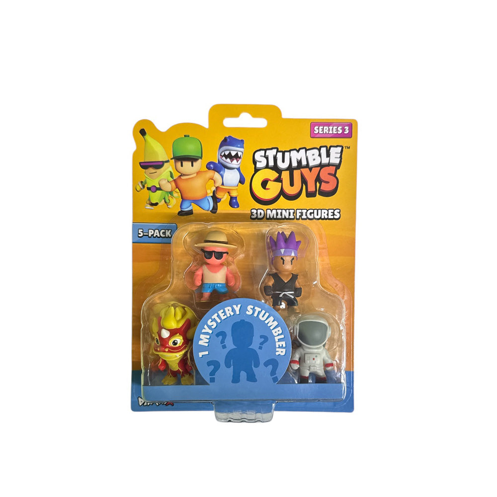 Just ToysStumble Guys Series 3 3D Mini Figures 5 Packpapell.gr