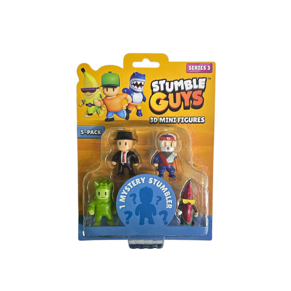 Just ToysStumble Guys Series 3 3D Mini Figures 5 Packpapell.gr
