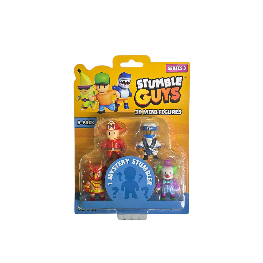 Just ToysStumble Guys Series 3 3D Mini Figures 5 Packpapell.gr