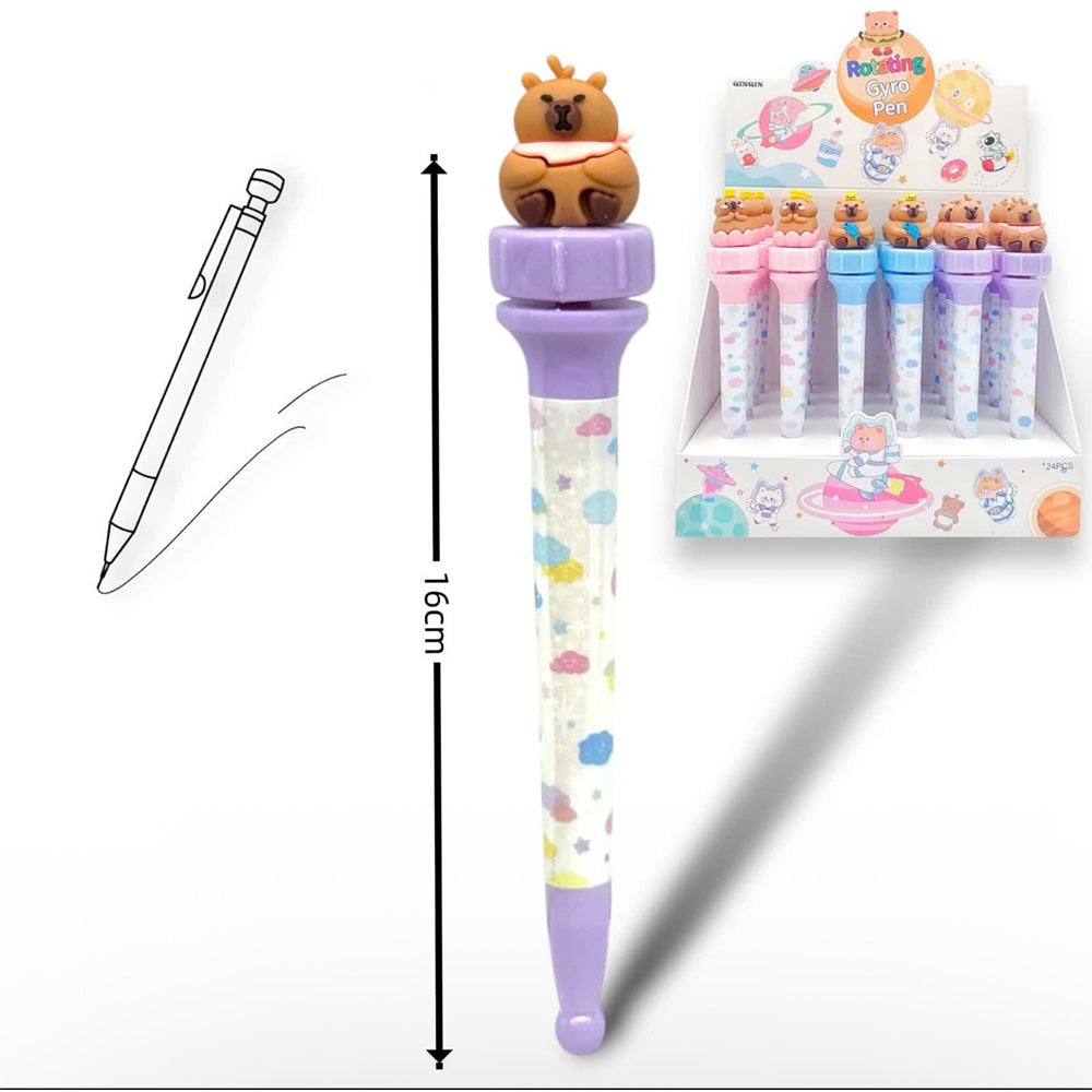 Στυλό Capybara που Γυρίζει – 1 Τμχ