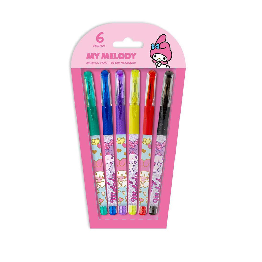 Στυλό Μεταλλικό 6 Τμχ My Melody