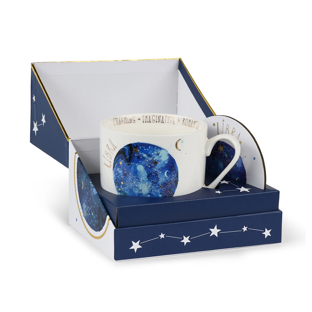 PyramidSummer Thornton ( Libra ) Premium Mug & Coaster Gift Setpapell.gr
