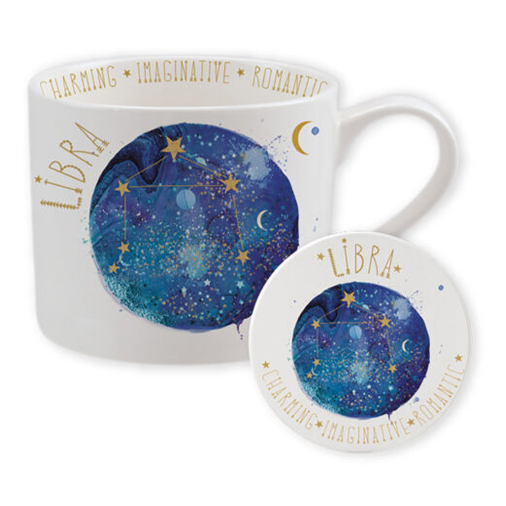 PyramidSummer Thornton ( Libra ) Premium Mug & Coaster Gift Setpapell.gr