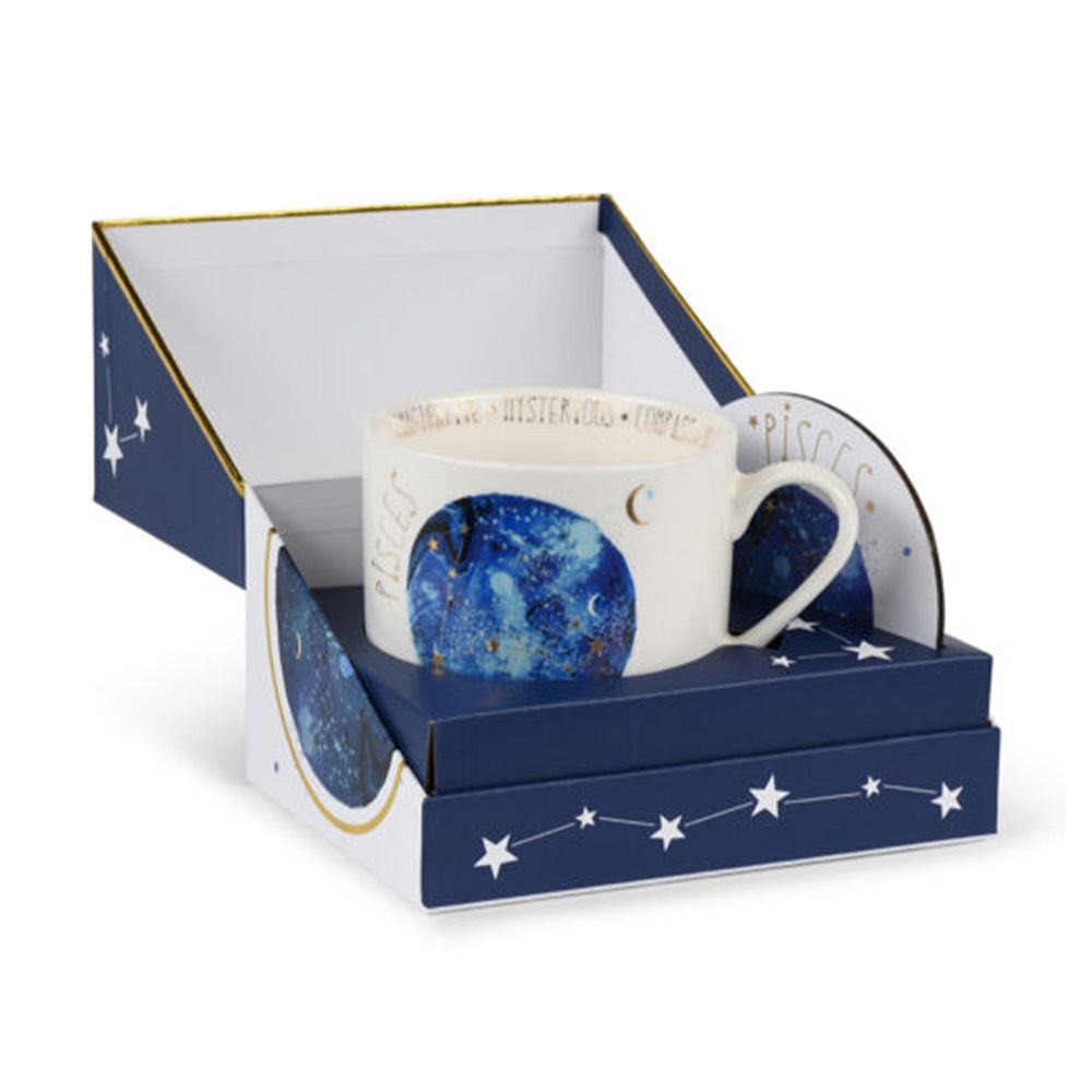 PyramidSummer Thornton (Pisces ) Premium Mug & Coaster Gift Setpapell.gr