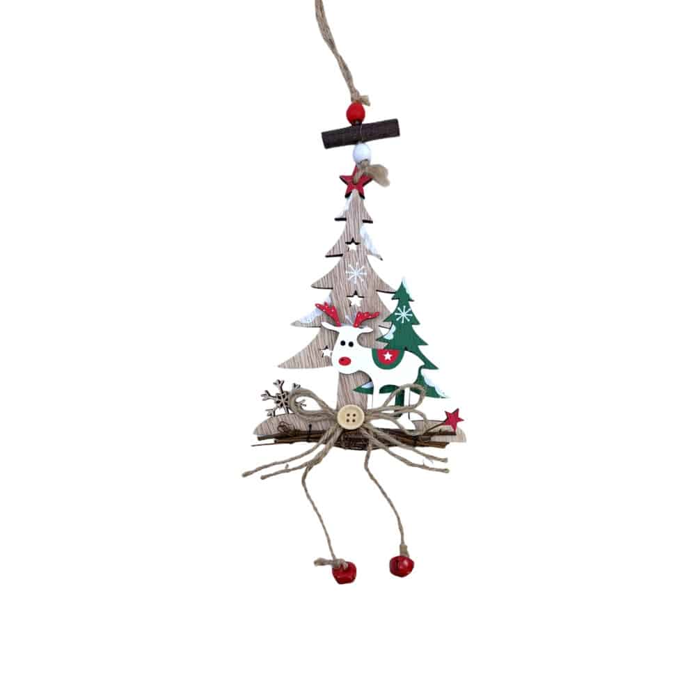 TrademarktΧριστουγεννιατικο Στολιδι Ξυλινο Κρεμαστο Ελατο 3Σχ 15 Εκpapell.gr