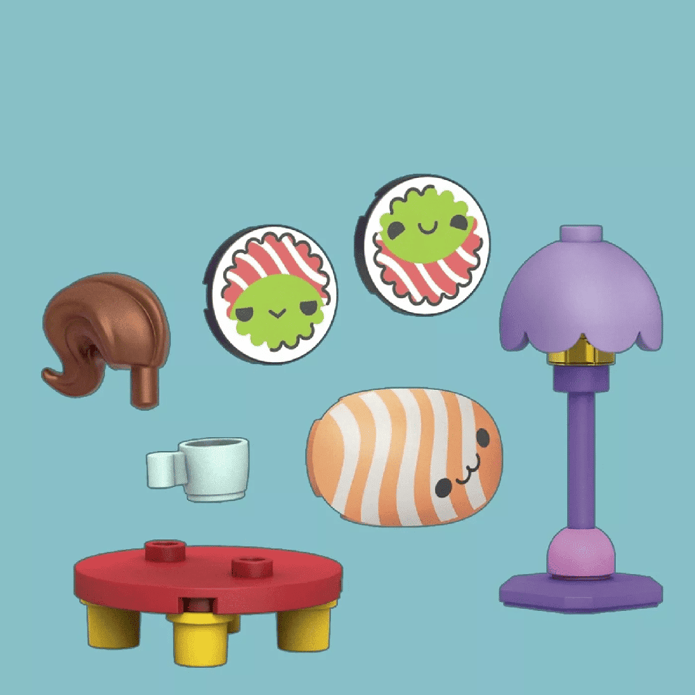 Mega Bloks Barbie Φιγουρες Με Αξεσουαρ Sushi Chef