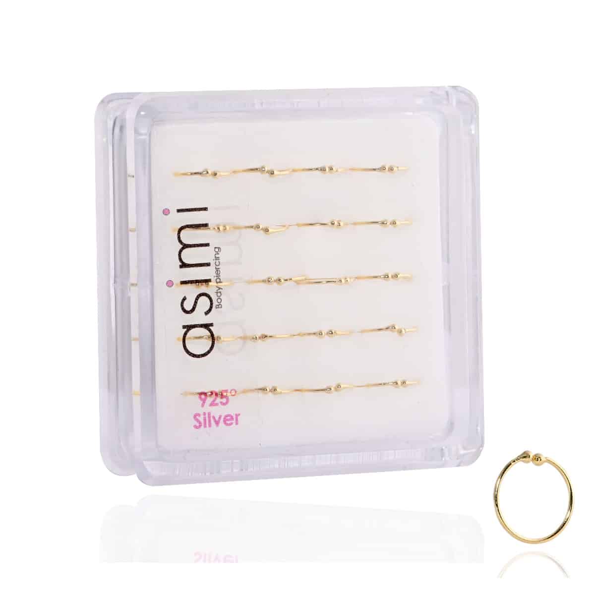 ASIMIΑτρυπητος Ασημενιος Κρικος Μυτης 10Mmpapell.gr