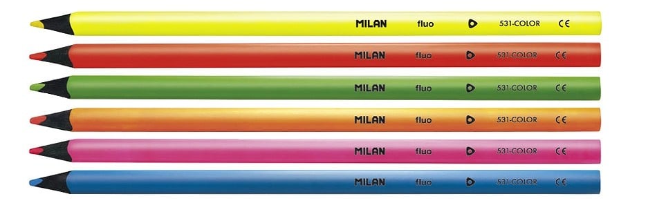Milan Fluo Μολυβι 531-Colors