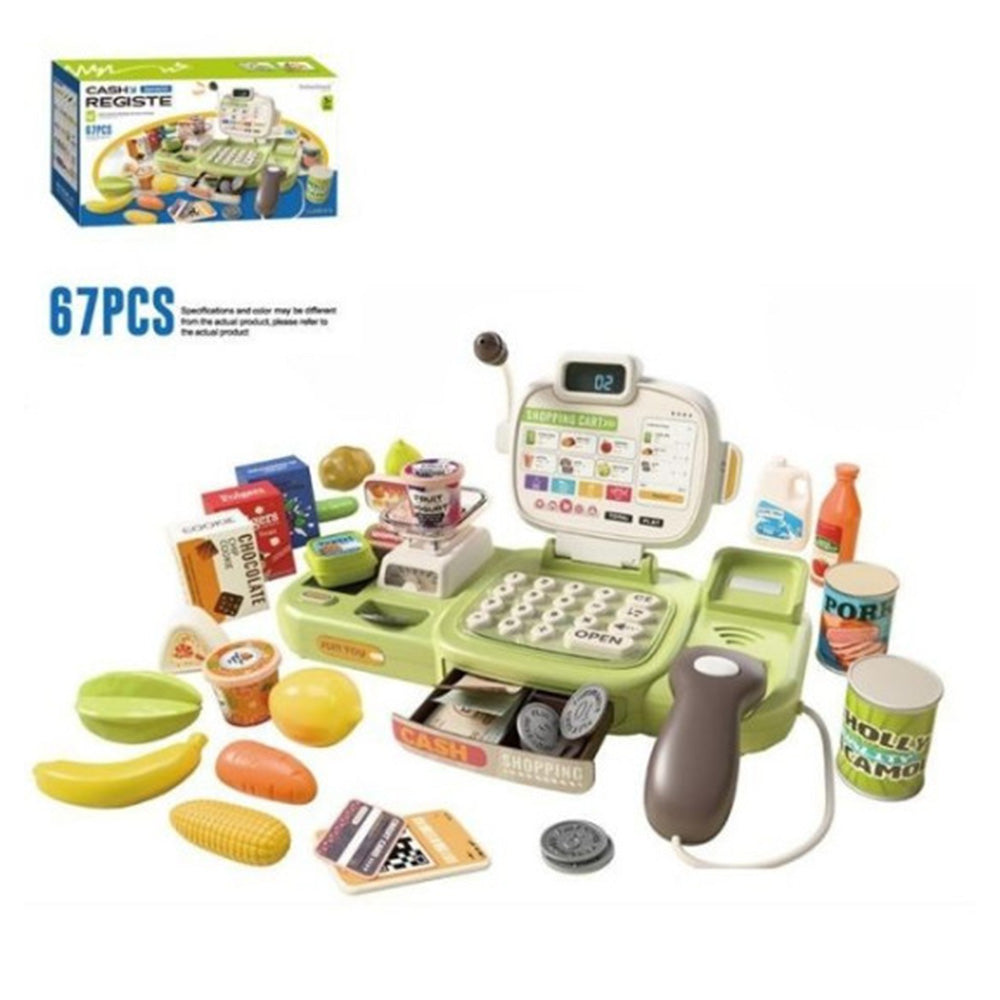 Ταμειακή Μηχανή Με Σκάνερ, Ψώνια & Χρήματα 67τμχ