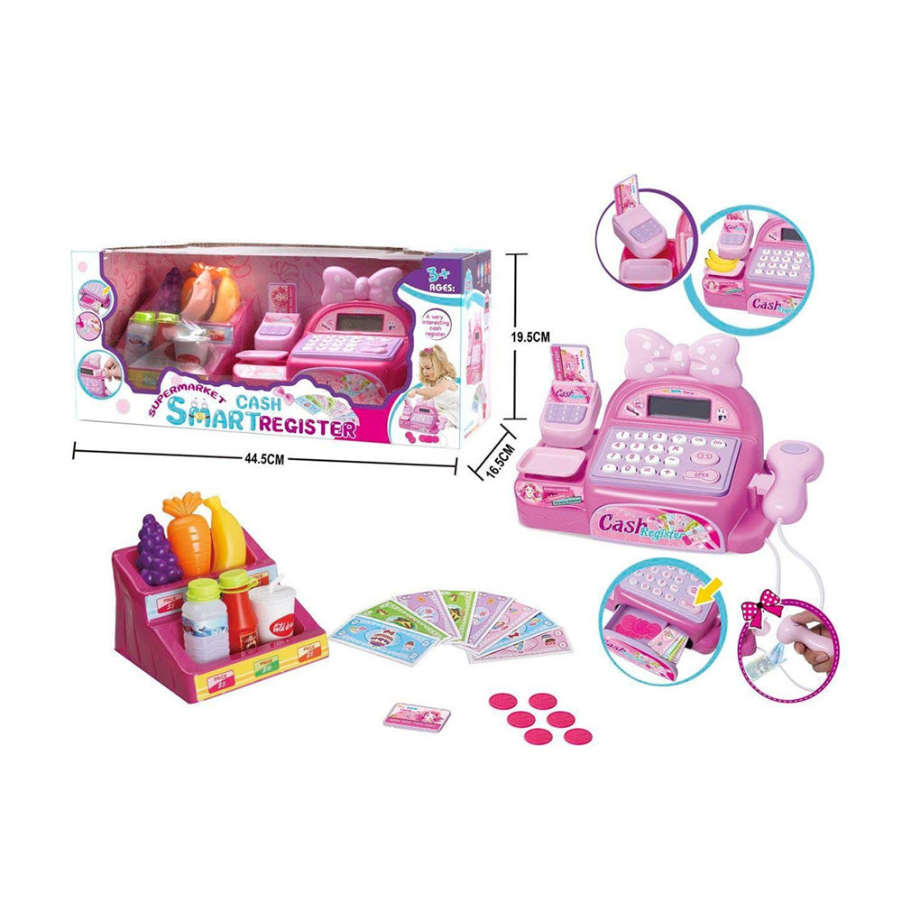 Ταμειακή Μηχανή Μπαταρίας Με Φώτα, Ήχο, Ψώνια Και Ψηφιακή Οθόνη