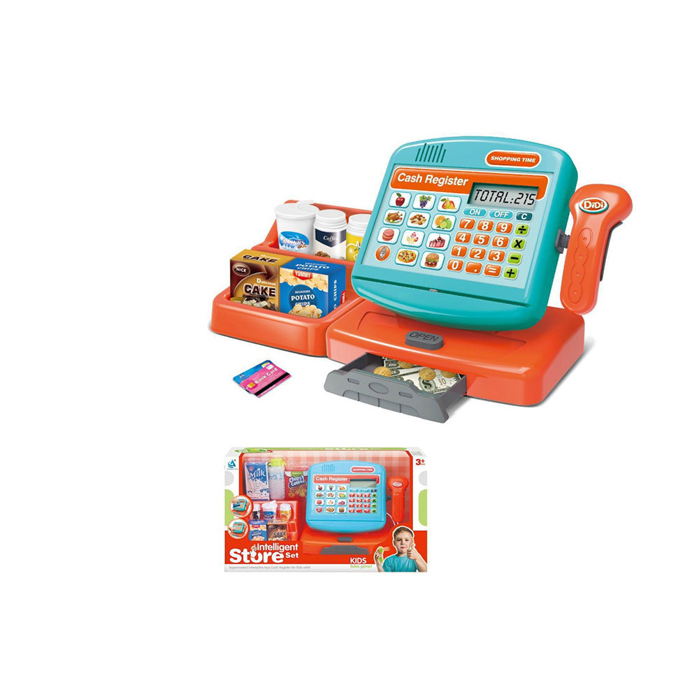 Ταμειακή Μηχανή Μπαταρίας Με Φώτα Ήχο Χρήματα Και Ψηφιακή Οθόνη