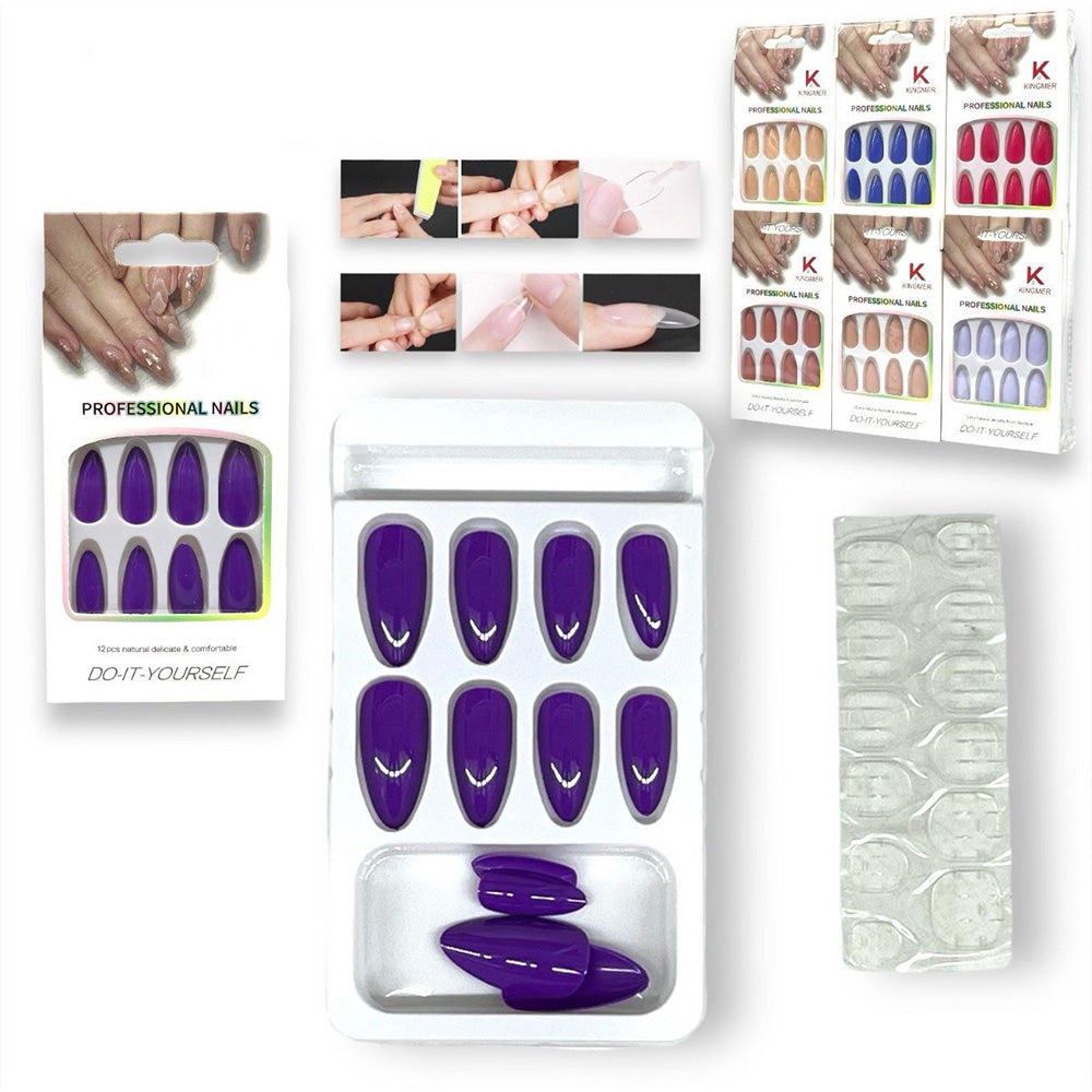 OEMΤεχνητά Νύχια Οβάλ 12 Χρώματα - 1 Τμχpapell.gr