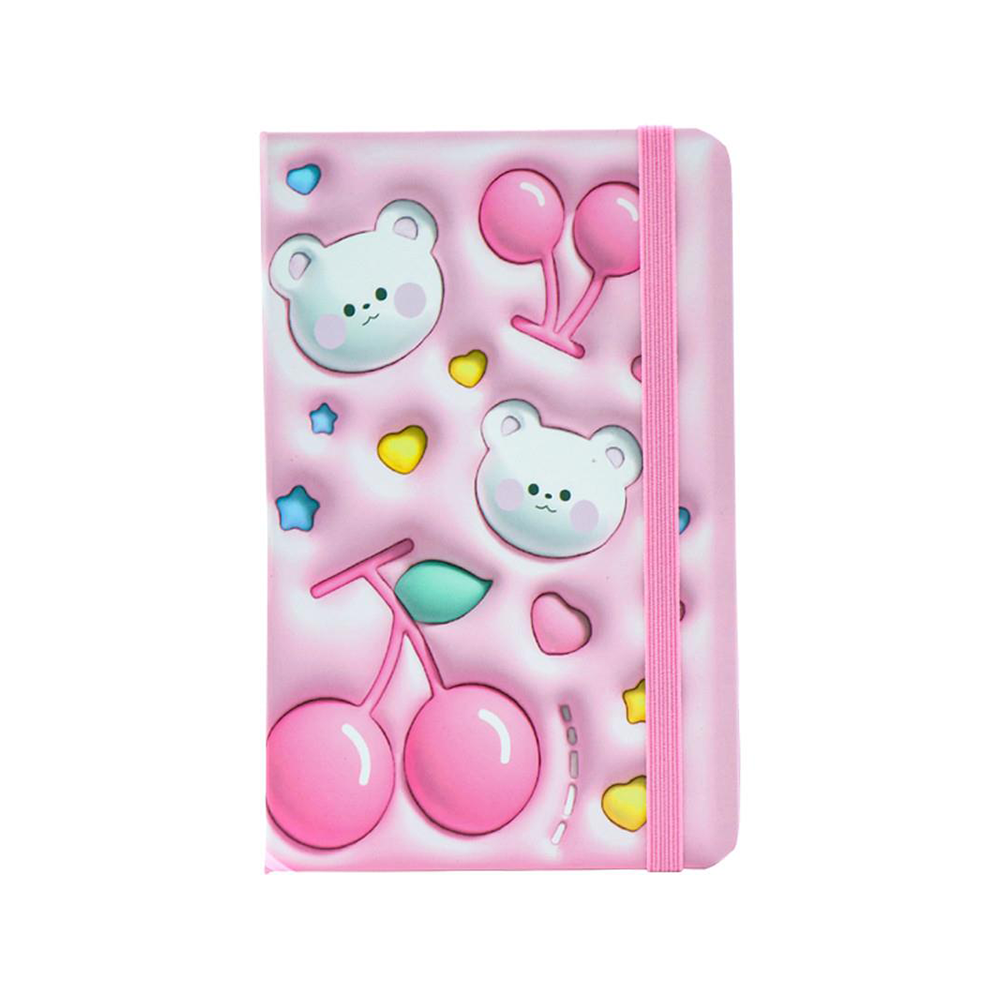 Tesoro Σημειωματάριο A6 Με Λάστιχο 8.7x13.5εκ – 80 Φύλλα (4 Χρώματα, 1 Τμχ)
