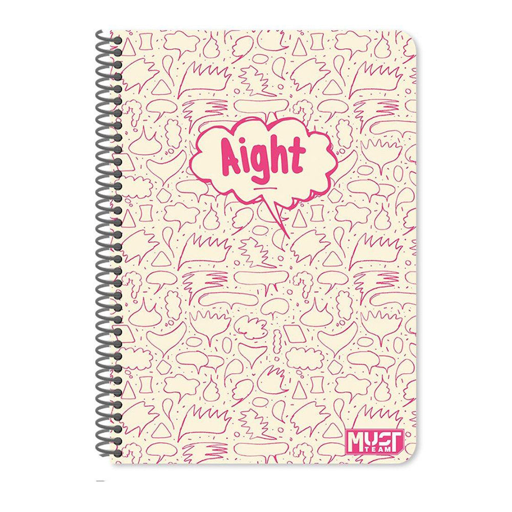 Must Team Τετράδιο Σπιράλ Quotes Β5 1 Θέμα 30Φ 4 Σχέδια - 1 Τμχ