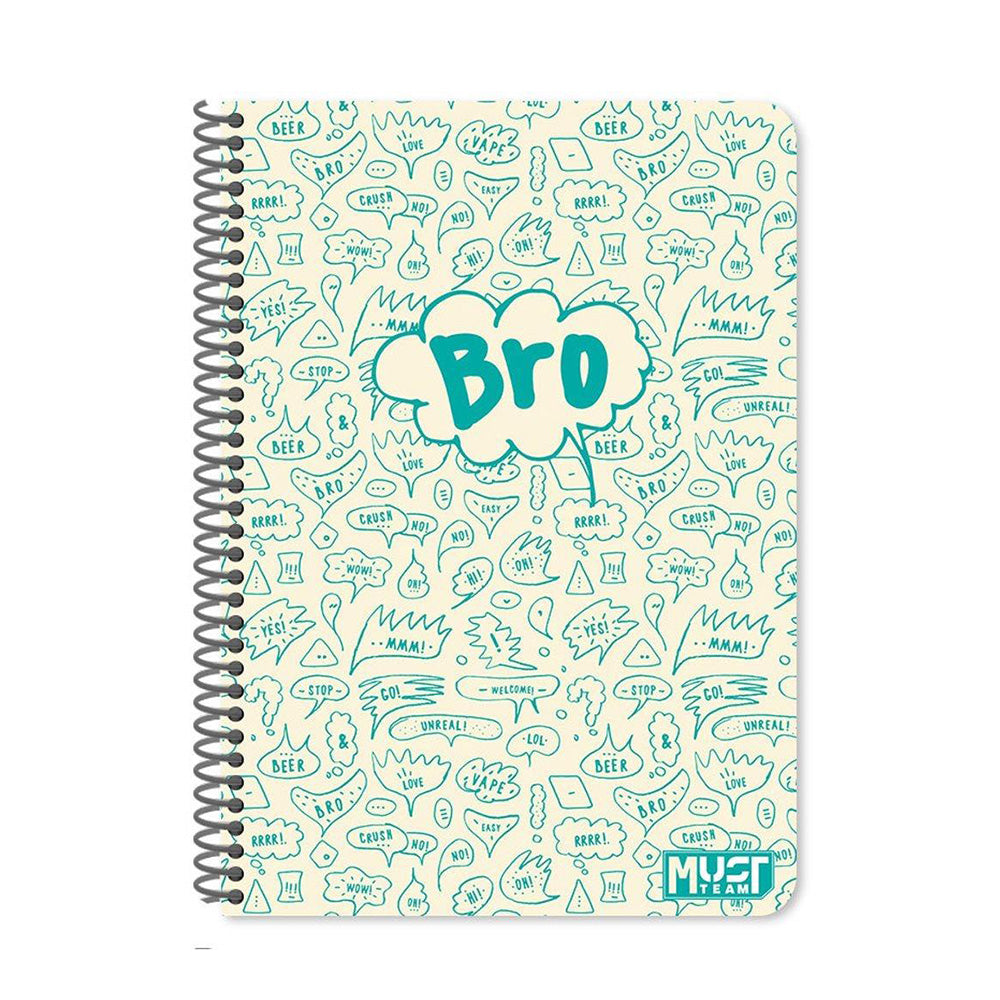 Must Team Τετράδιο Σπιράλ Quotes Β5 1 Θέμα 30Φ 4 Σχέδια - 1 Τμχ