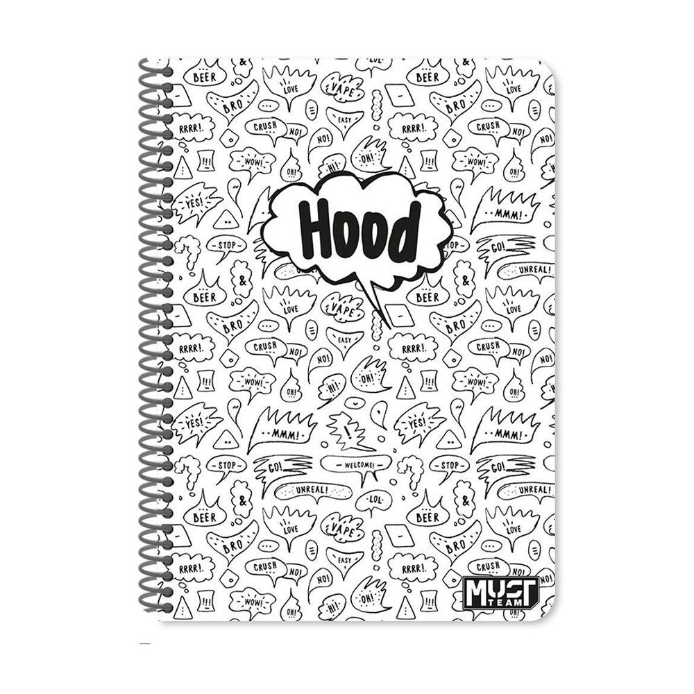 Must Team Τετράδιο Σπιράλ Quotes Β5 1 Θέμα 30Φ 4 Σχέδια - 1 Τμχ