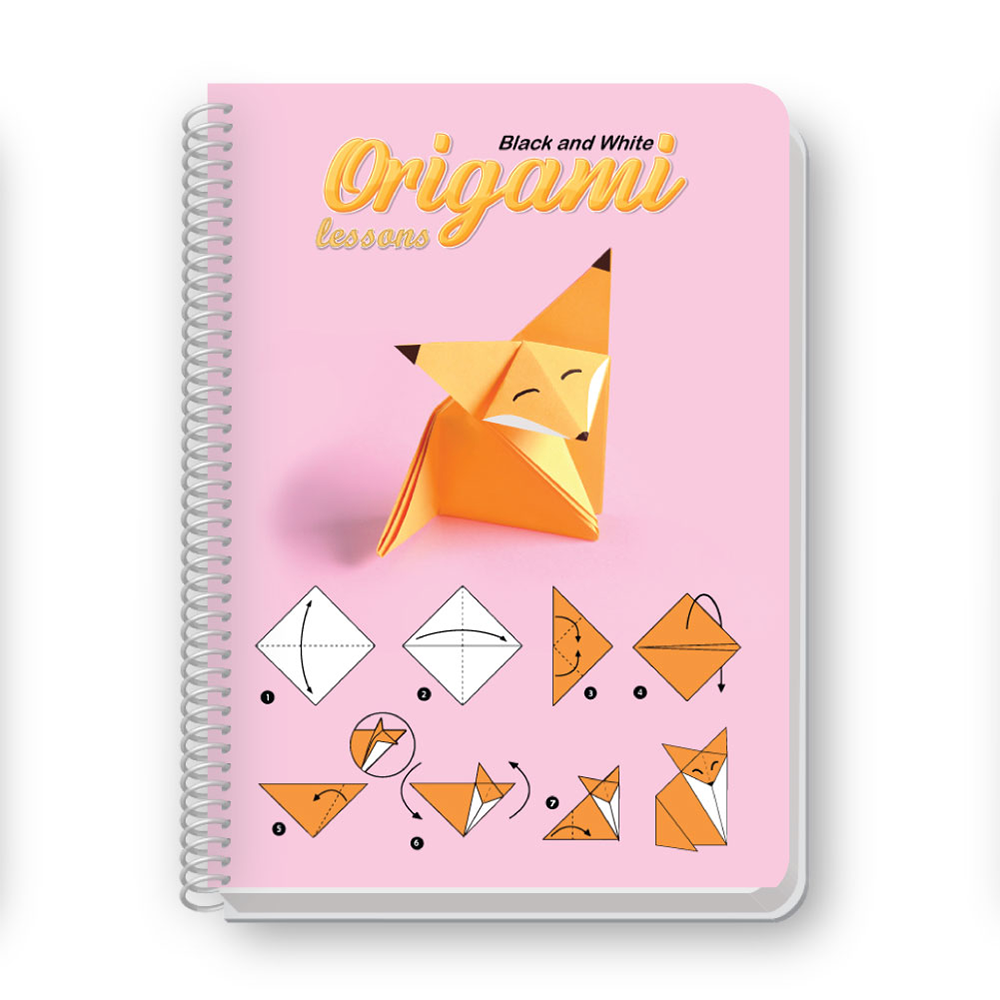 BLACK & WHITEBlack & White Τετράδιο Σπιράλ Origamipapell.gr