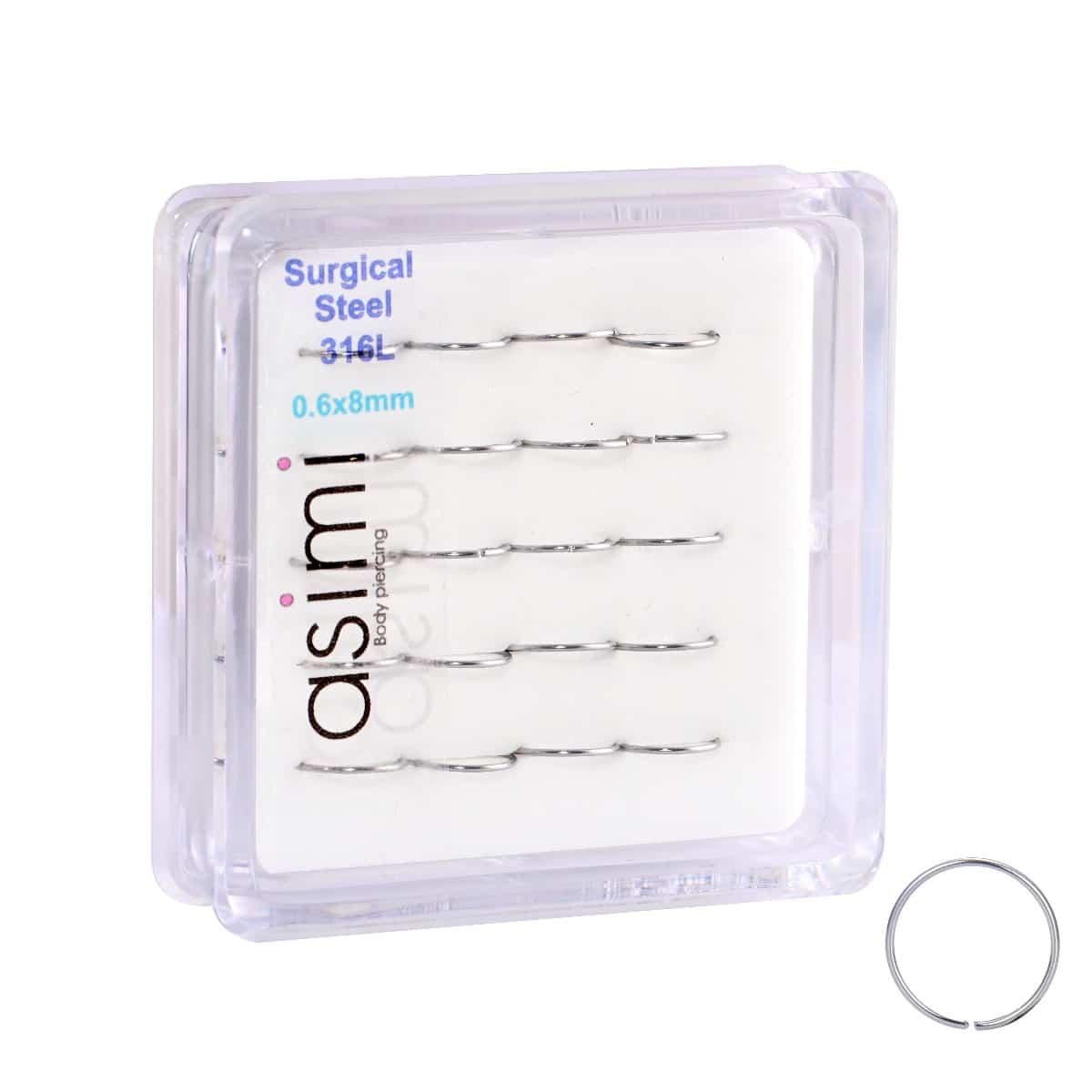 Κρικακι Μυτης 0,6Χ8Μμ Surgical Steel 316L