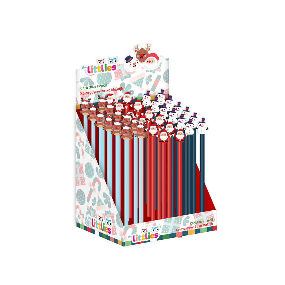 The Littilies Μολύβι Χριστουγεννιάτικο 3 Σχέδια – 1 Τμχ