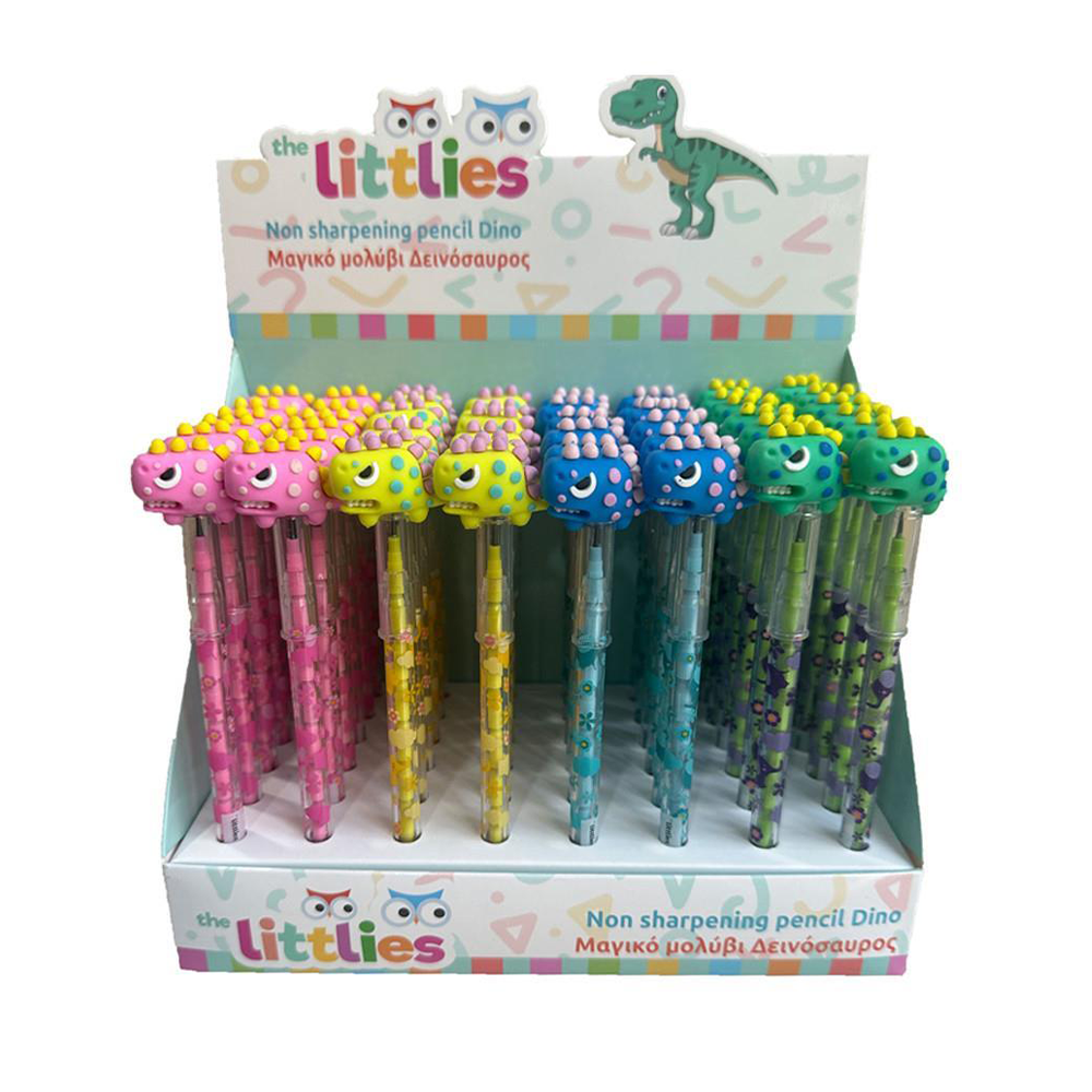 THE LITTLIESThe Littlies Μαγικό Μολύβι Δεινόσαυρος 4 Χρώματαpapell.gr
