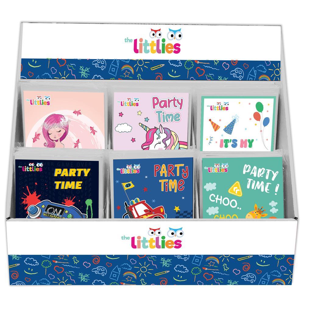The Littlies Προσκλήσεις Για Πάρτυ Με Φάκελο 6 Τμχ