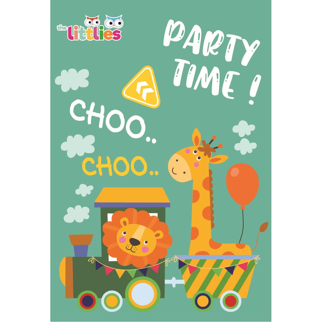 The Littlies Προσκλήσεις Για Πάρτυ Με Φάκελο 6 Τμχ