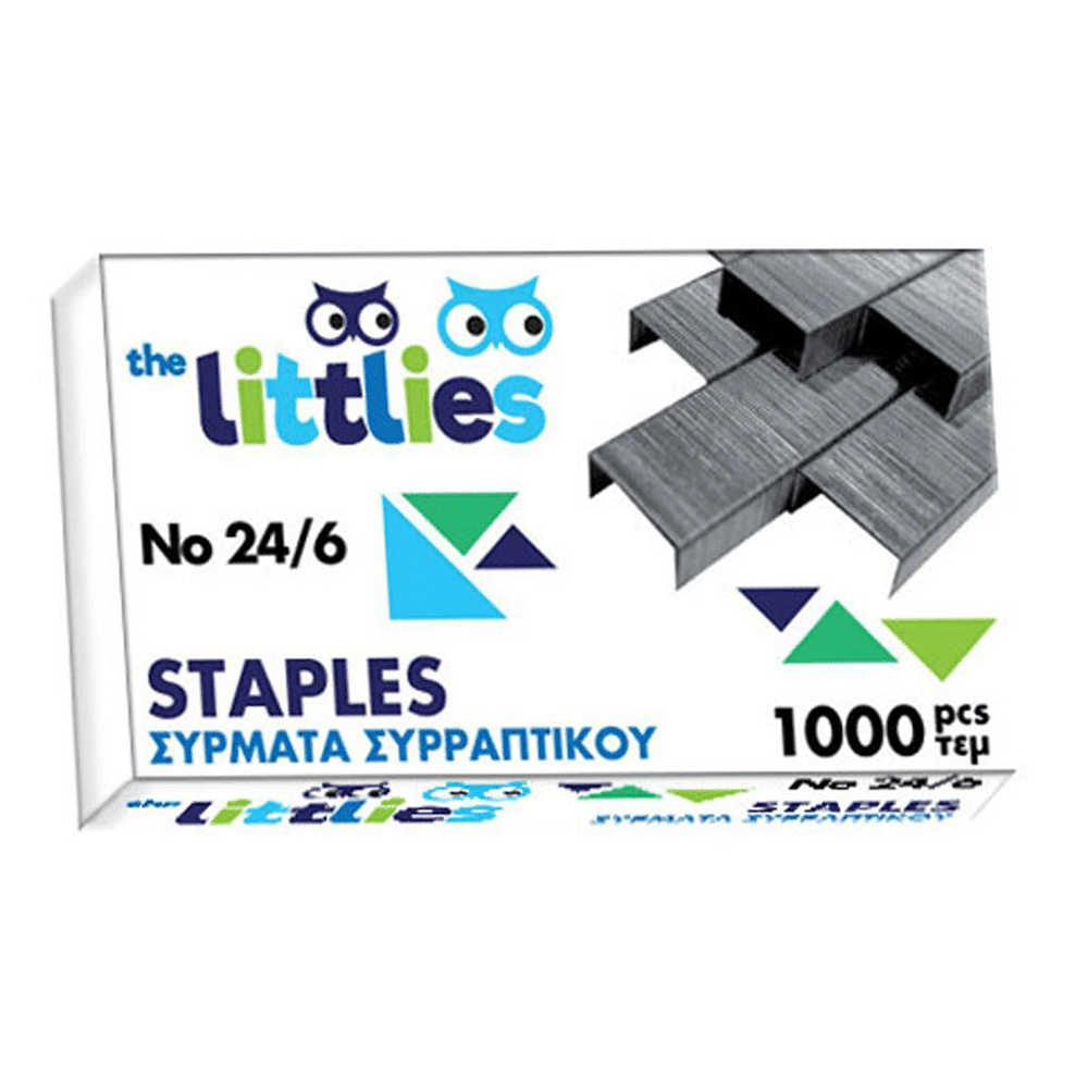 THE LITTLIESThe Littlies Σύρματα Συρραπτικού No24/6 1000 Τεμάχιαpapell.gr