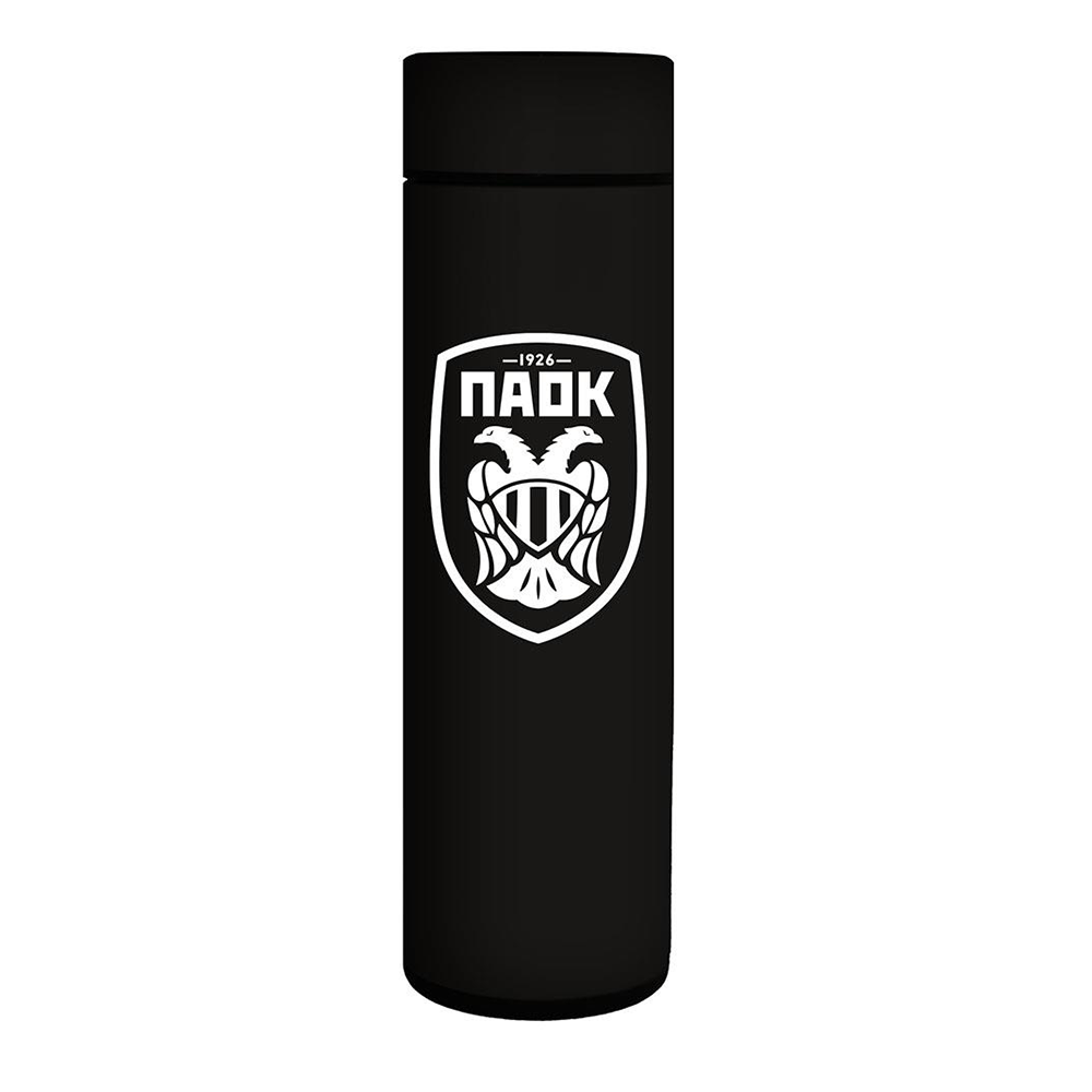 Θερμός Ανοξείδωτο LED ΠΑΟΚ 500ml 6.5x22.5εκ