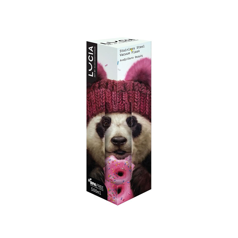 Θερμός Ανοξείδωτο Lucia Panta 500ml  26,5x7 Eκ