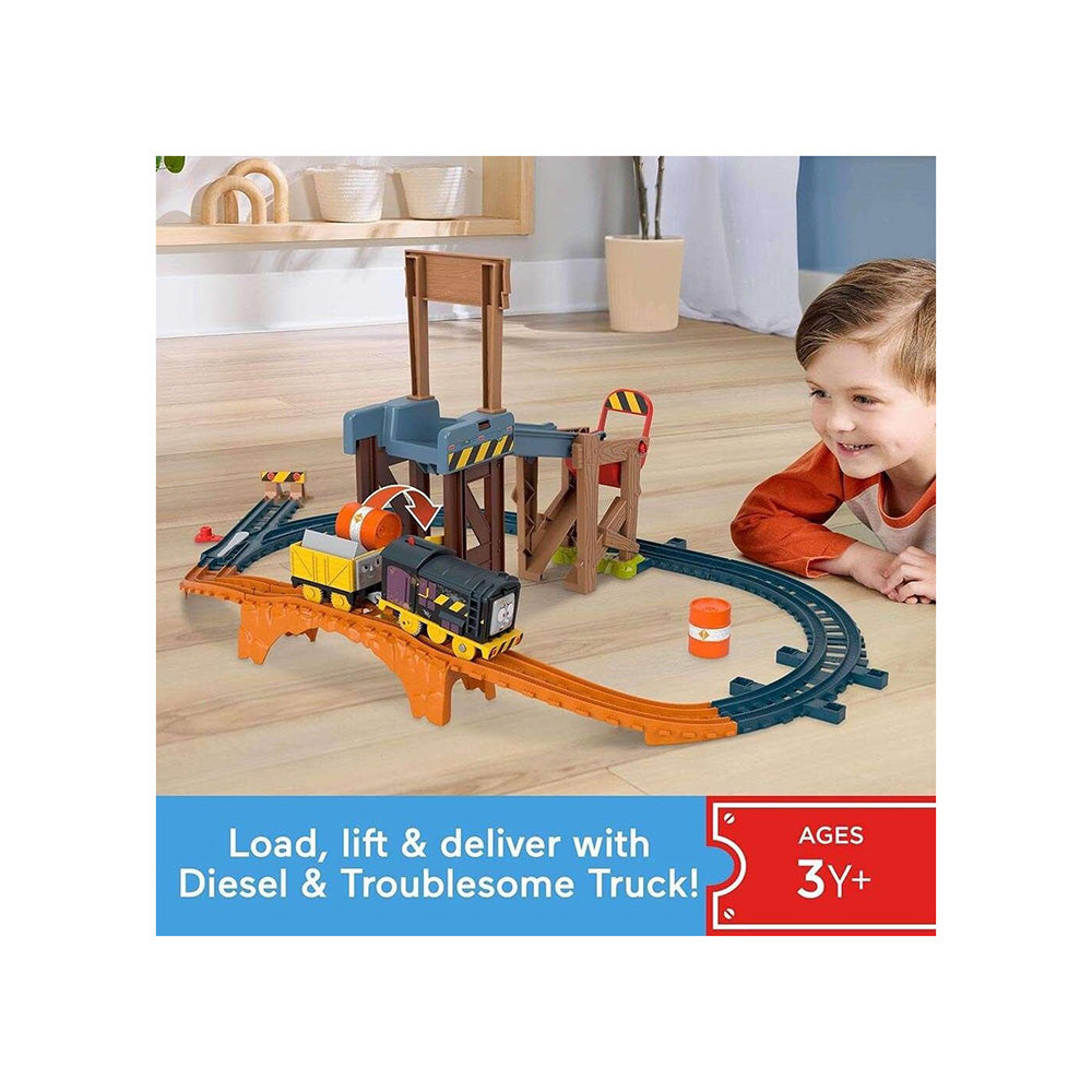 Fisher Price Thomas & Friends Πίστα Παράδοσης Φορτίων Με Τον Diesel 