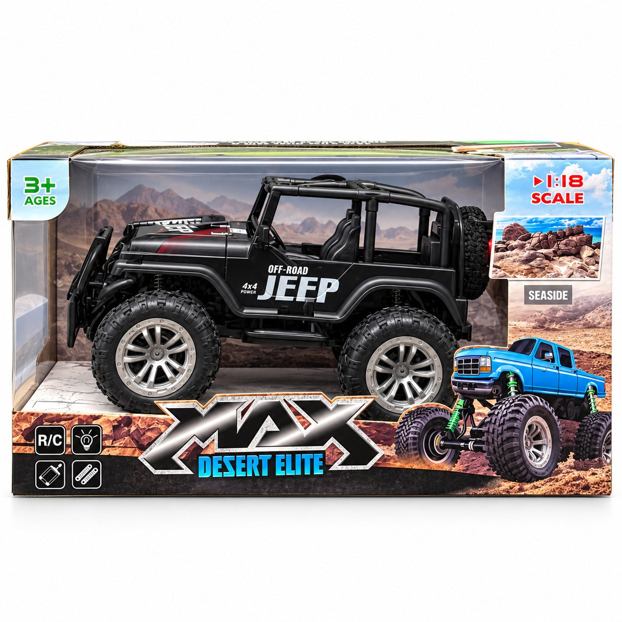 Τηλεκατευθυνόμενο Off-Road Desert Elite 1:18 με 4 Λειτουργίες 23x14x15 εκ - 1 Τμχ