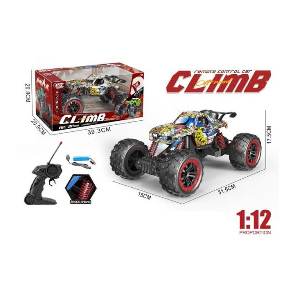 Τηλεκατευθυνόμενο Όχημα Off-Road 1:12 27MHz 4 Λειτουργιών με Φως 29x18x15 εκ