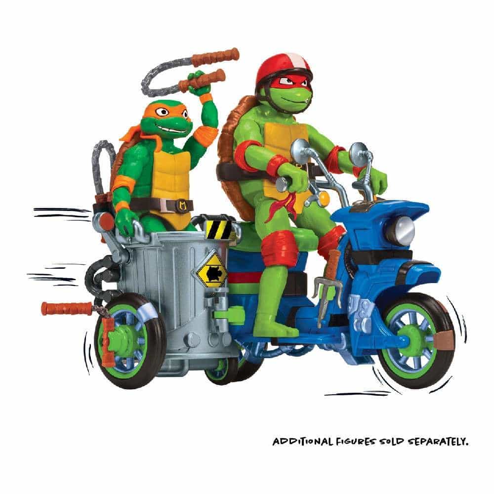 Tmnt Movie Οχημα Με Φιγουρα 2 Σχεδια