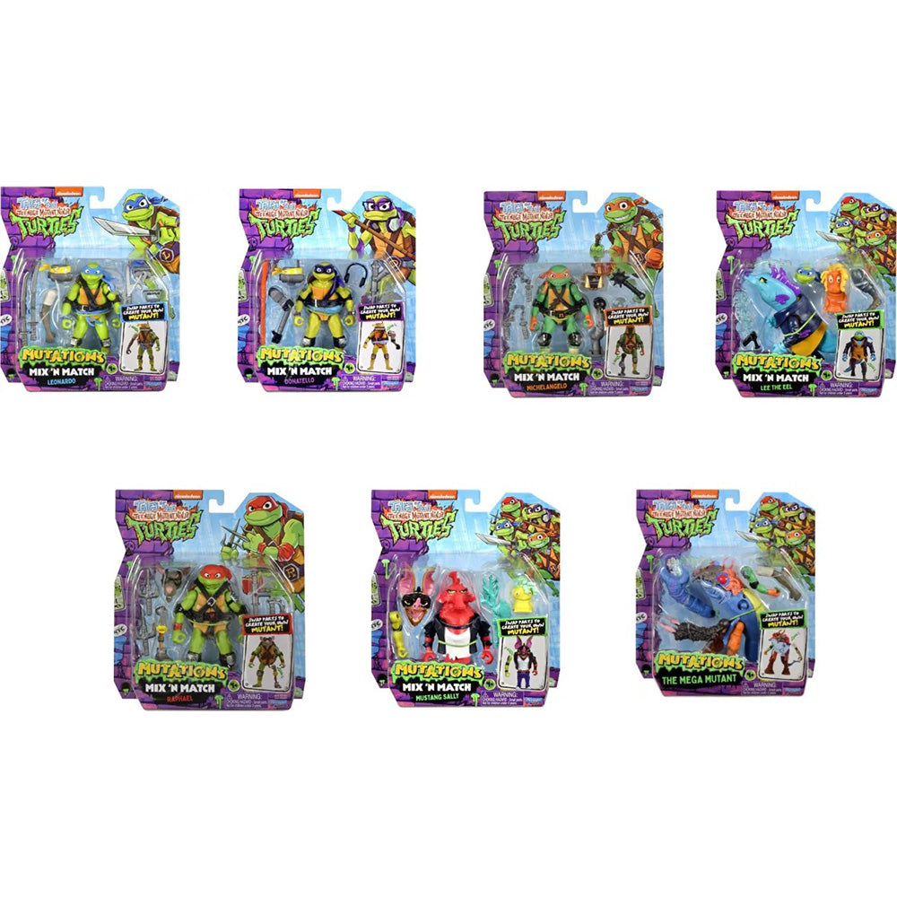 TMNT Mutations Βασική Φιγούρα 12εκ Mix & Match 7 Σχέδια -1τμχ