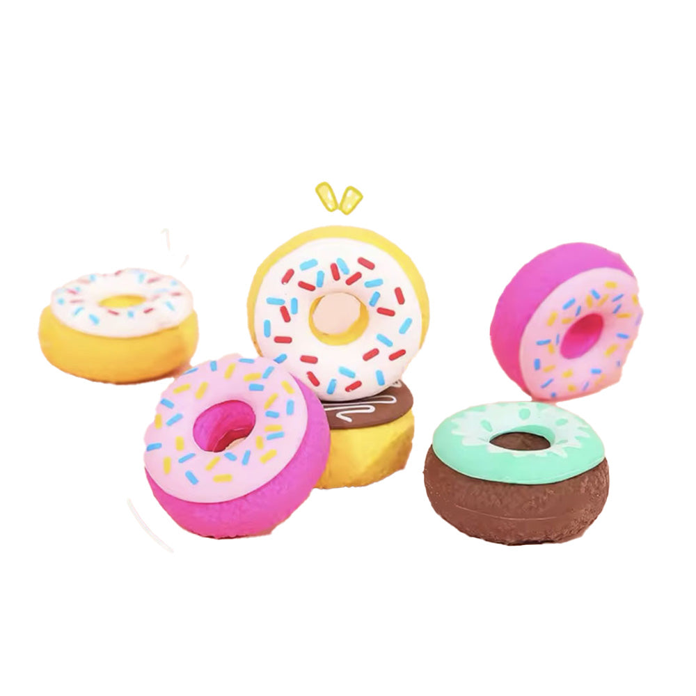 Tochain Σετ Γόμες 2 Τμχ Donuts σε Διάφορα Χρώματα
