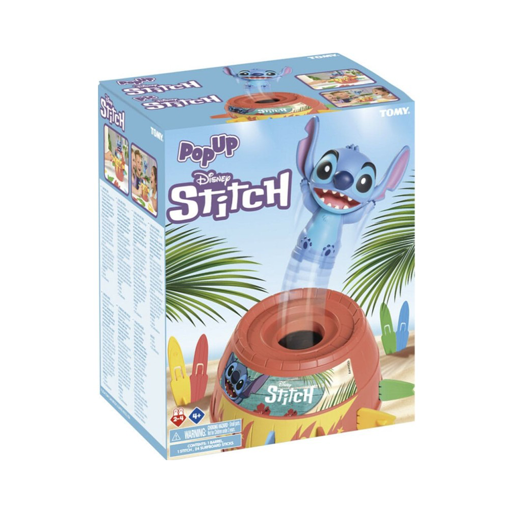 TOMY Επιτραπέζιο Pop Up Stitch – Ο Stitch Στον Αέρα Για 2-4 Παίκτες 4+ Ετών