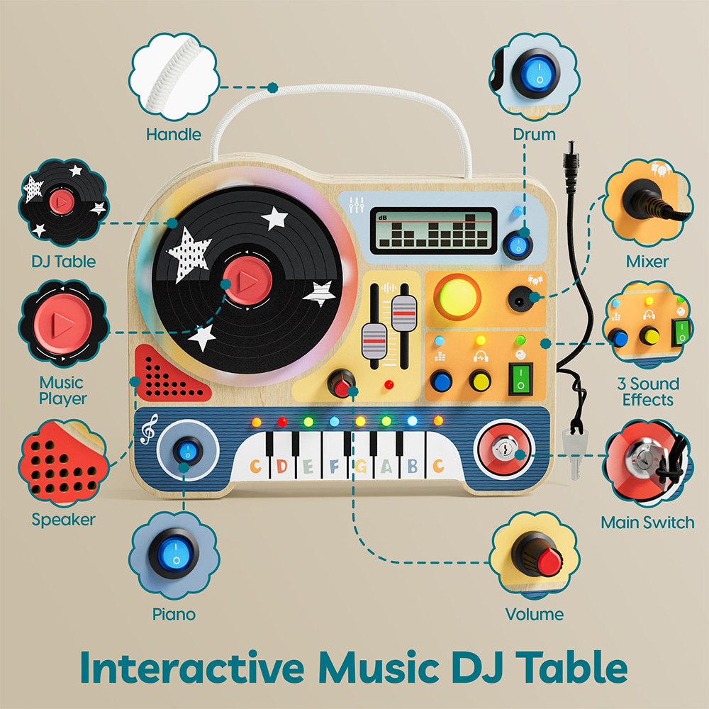 Top Bright Busy Board DJ