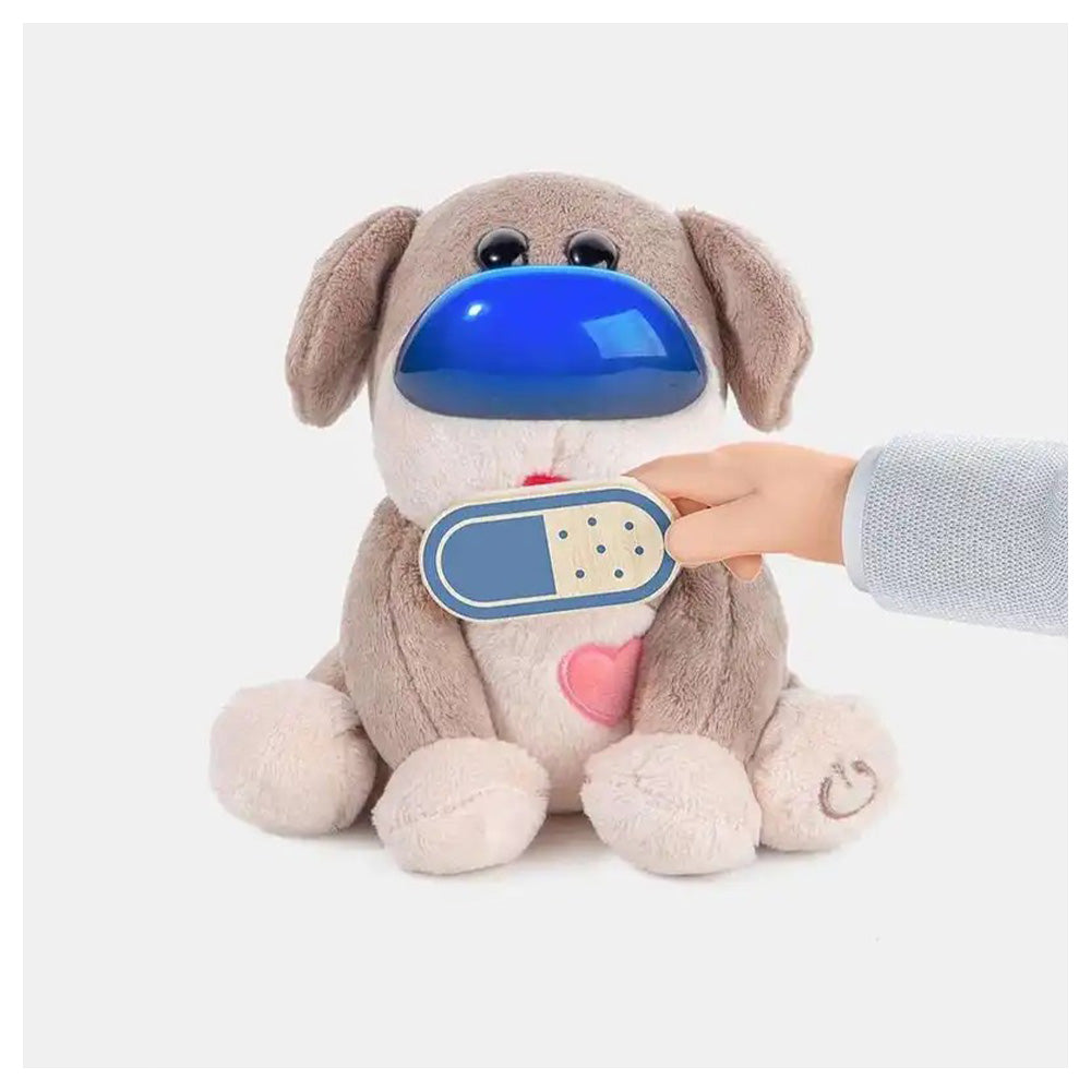 Top Bright Care Pets Dr. Dog Λούτρινο Διαδραστικό Σκυλάκι με Ξύλινο Βαλιτσάκι Κτηνιάτρου