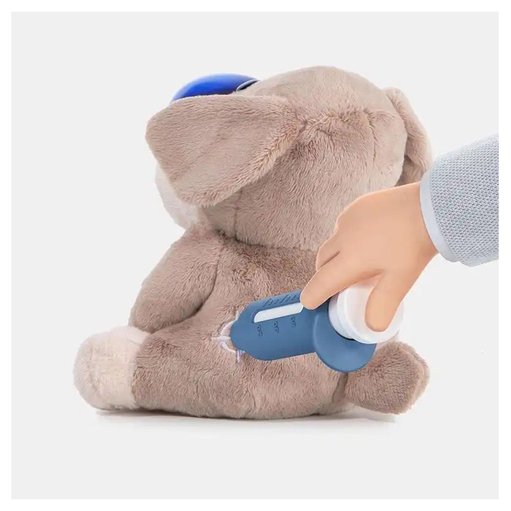 Top Bright Care Pets Dr. Dog Λούτρινο Διαδραστικό Σκυλάκι με Ξύλινο Βαλιτσάκι Κτηνιάτρου