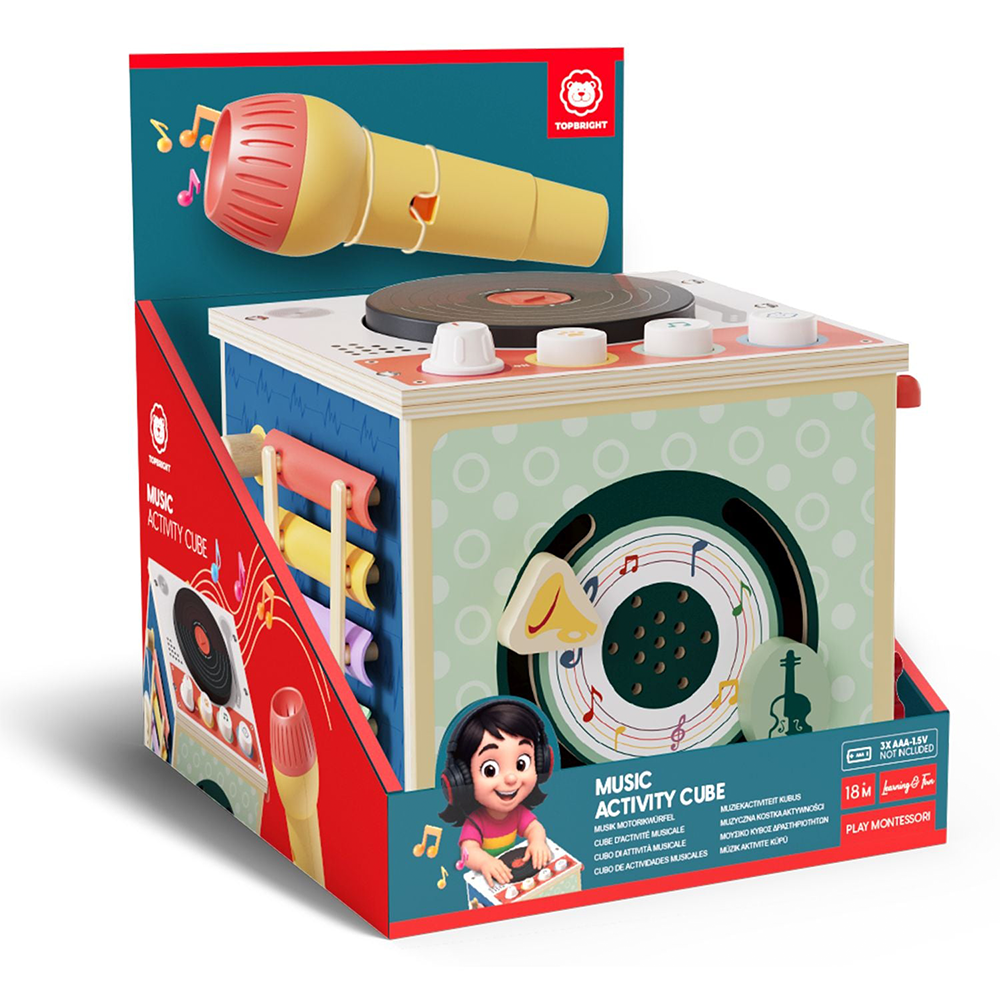 Top Bright Music Activity Cube