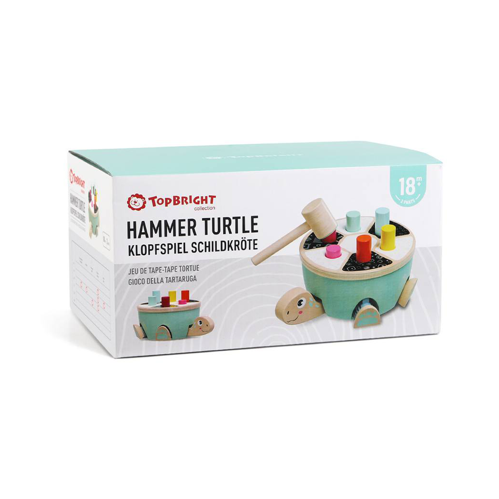 TOP BRIGHTTop Bright Ξύλινο Παιχνίδι Δραστηριοτήτων Hammer Game Turtlepapell.gr