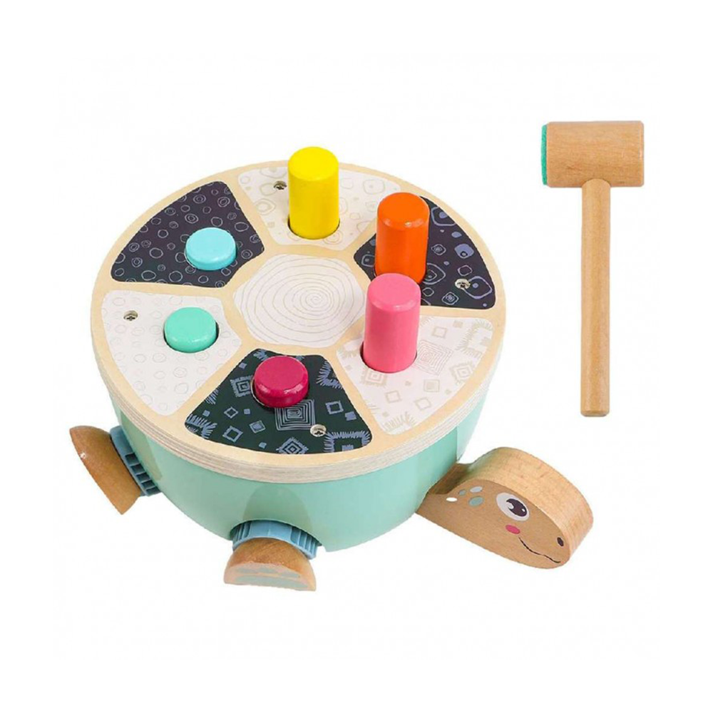 TOP BRIGHTTop Bright Ξύλινο Παιχνίδι Δραστηριοτήτων Hammer Game Turtlepapell.gr
