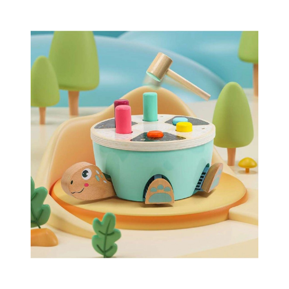 TOP BRIGHTTop Bright Ξύλινο Παιχνίδι Δραστηριοτήτων Hammer Game Turtlepapell.gr