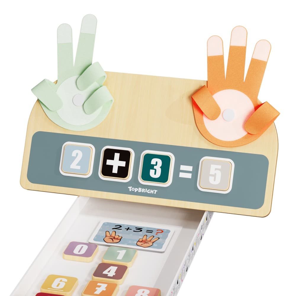 Top BrightTop Bright Ξύλινο Παιχνίδι Finger Mathpapell.gr