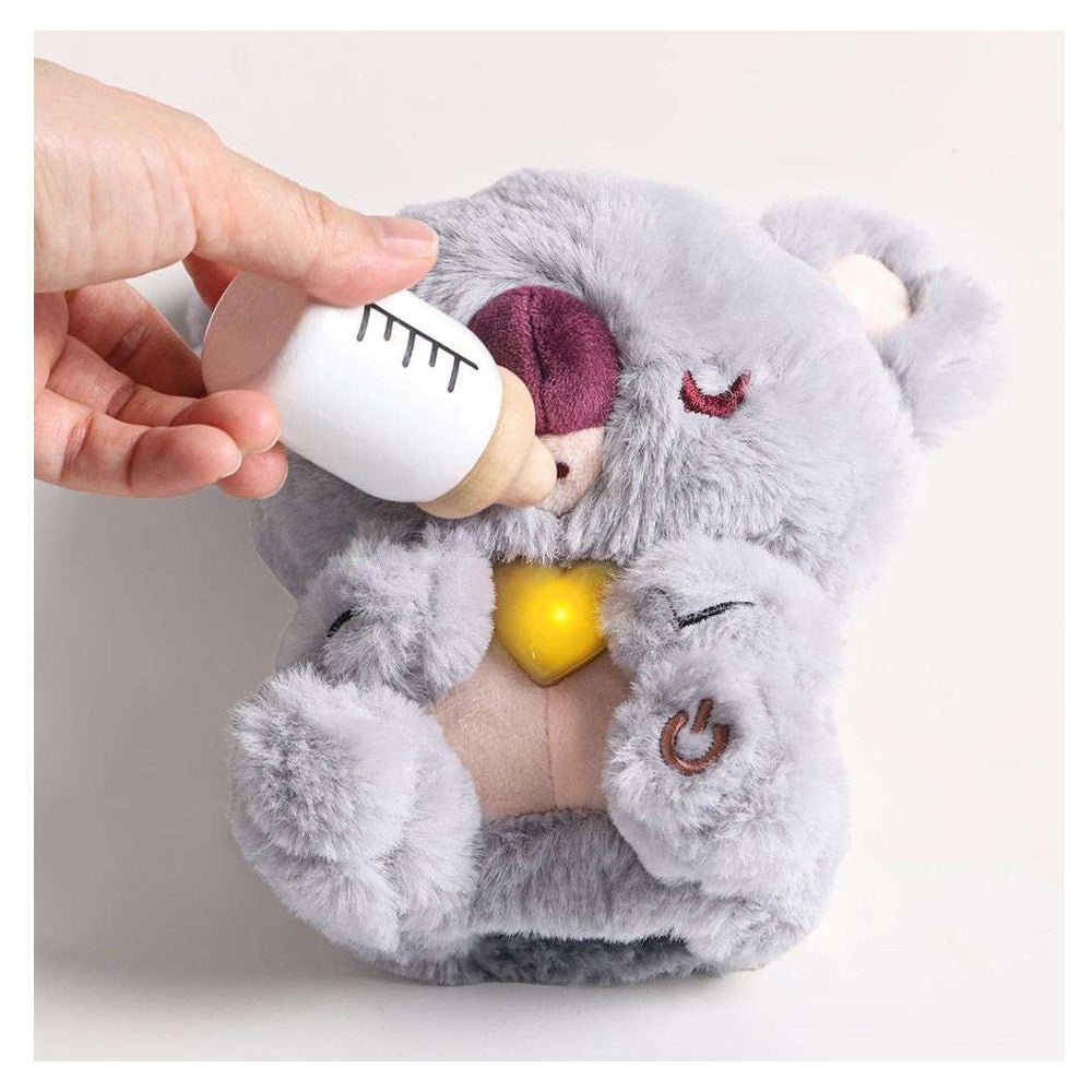 Top Bright Care Pets Baby Koala Λούτρινο Διαδραστικό Κοάλα με Ξύλινο Καρεκλάκι Φροντίδας